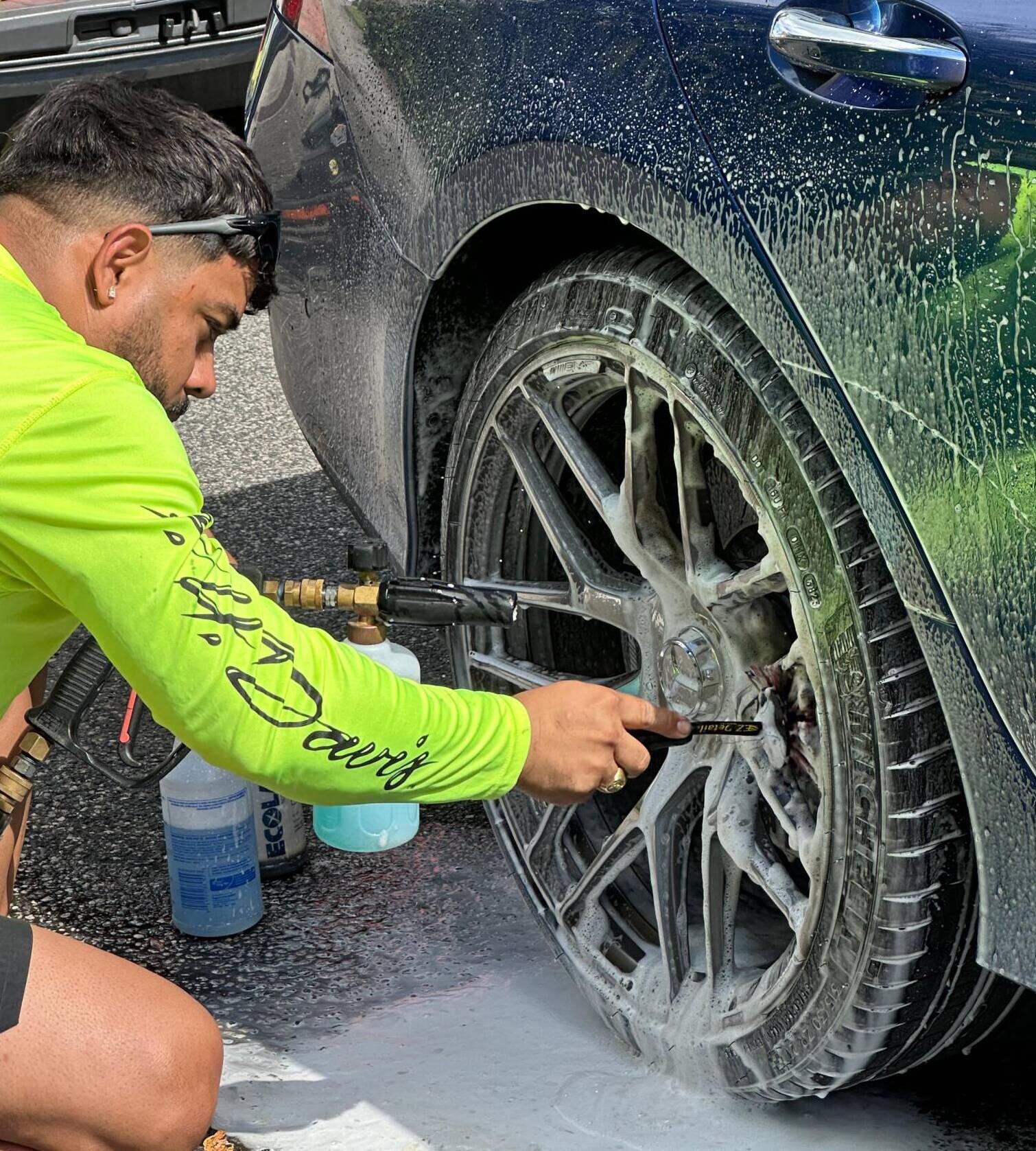Twins Detailing — wheel and tire detail work
