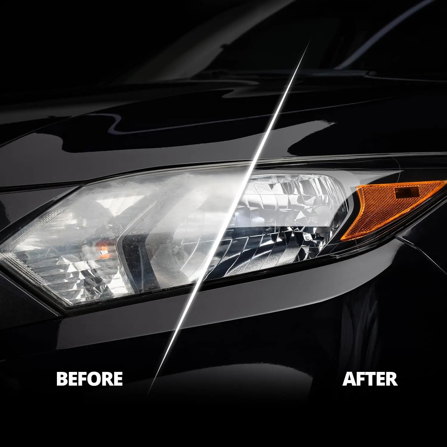 Headlight restoration in Orlando — before and after