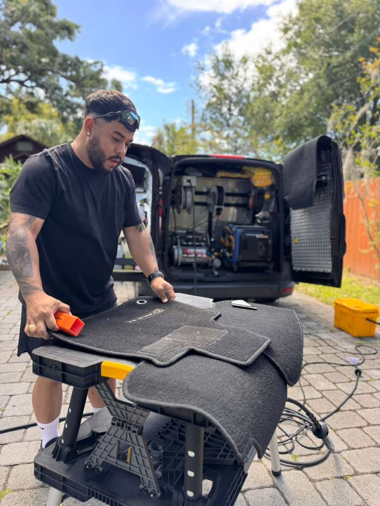 The Twins detailers at work in Orlando